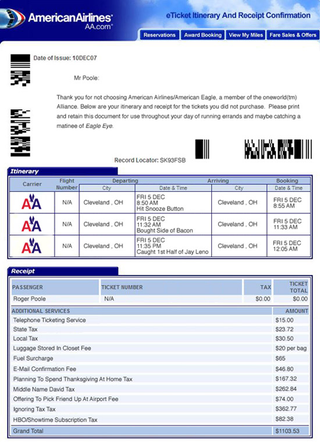 American Airlines has promised never to raise its fees for not printing a boarding pass.